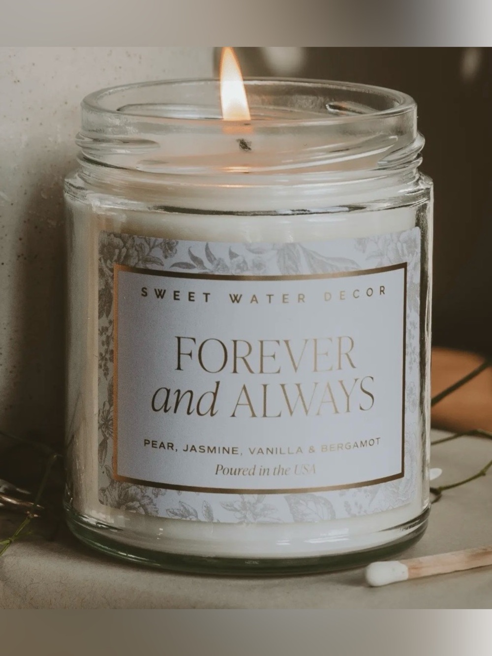 (Video) Wedding FOREVER and ALWAYS - 9 OZ Candle + Candle CARE KIT